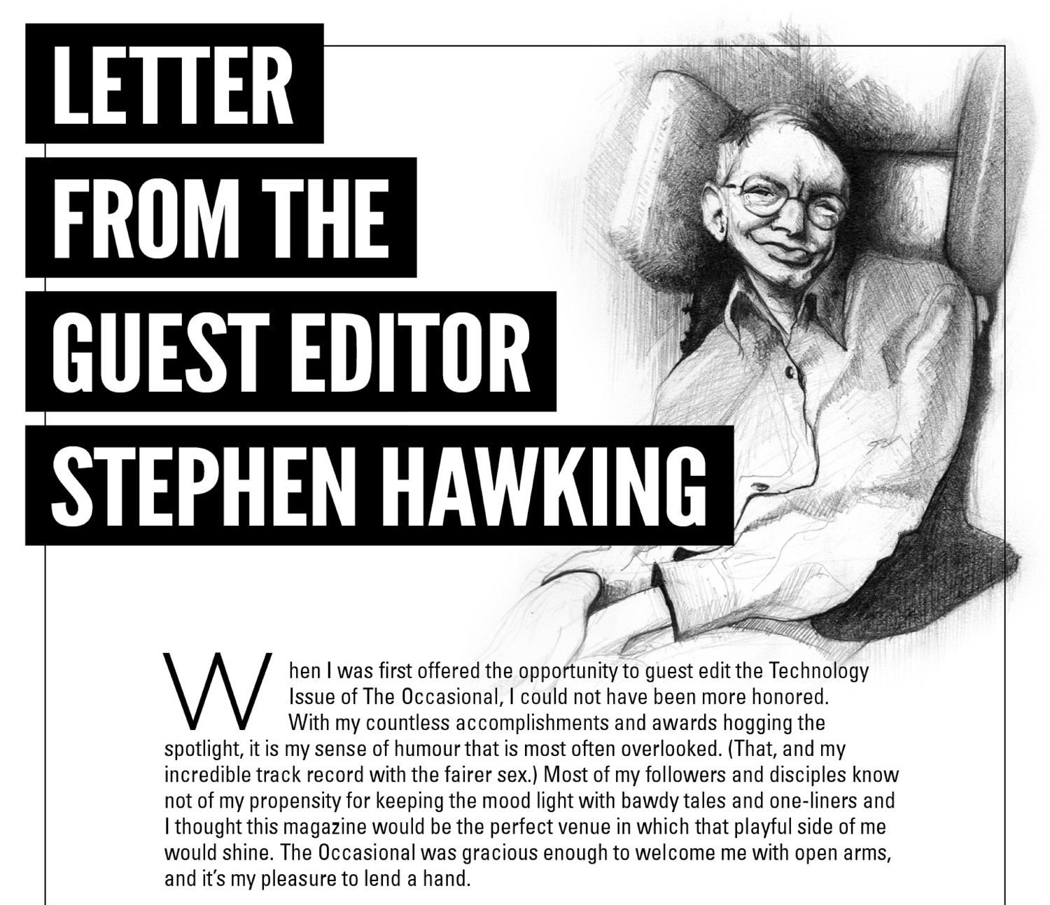 Stephen Hawkings Illustration, Funny or Die – Louden Creative |  Illustration | Design | Buy Art Online
