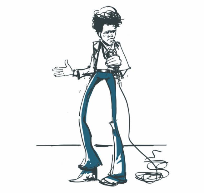 Illustration of James Brown